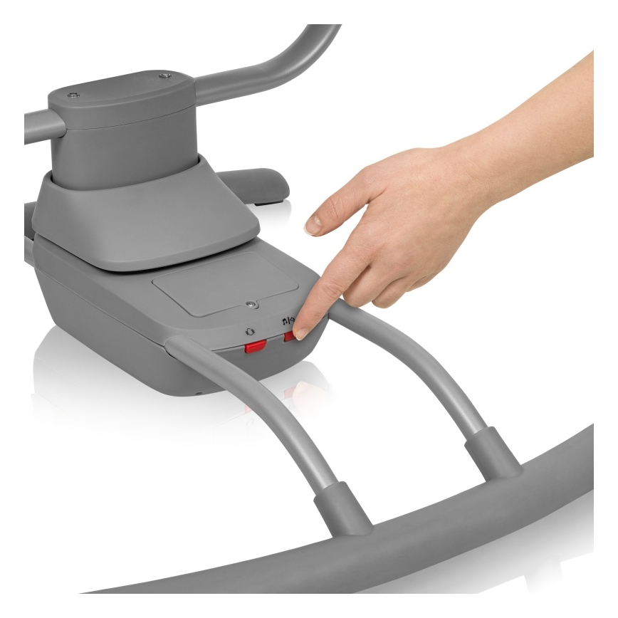 Lionelo - Otroška gugalnica z melodijo RIO 4xC bež latte + daljinski upravljalnik