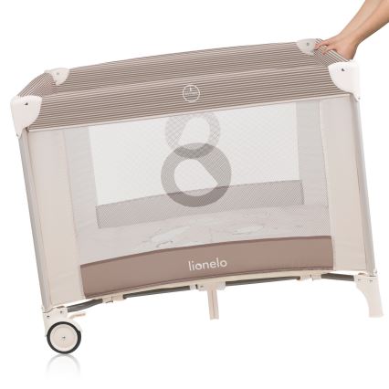Lionelo - Otroška igralna ograja BONNIE Beige Sand