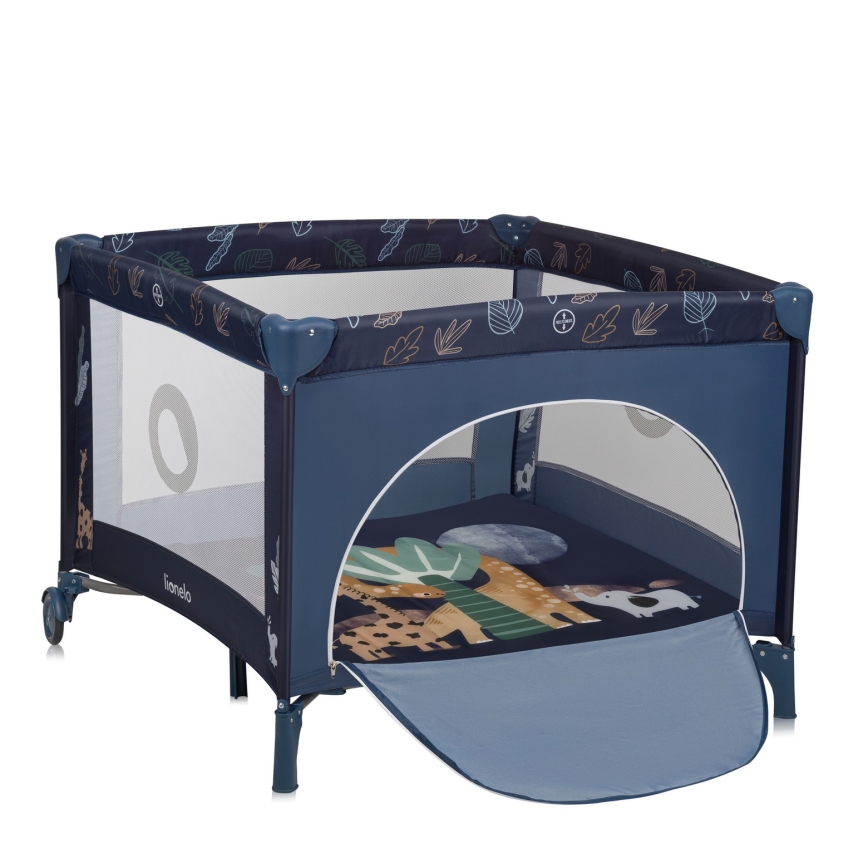 Lionelo - Otroška igralna ograja BONNIE Blue Navy