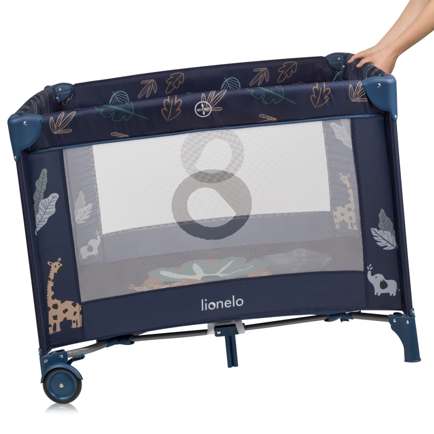 Lionelo - Otroška igralna ograja BONNIE Blue Navy
