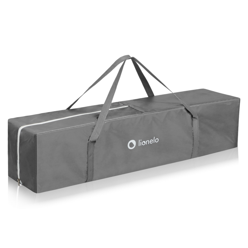 Lionelo - Otroška igralna ograja BONNIE Grey Scandi