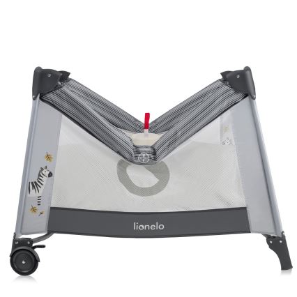 Lionelo - Otroška igralna ograja BONNIE Grey Stone