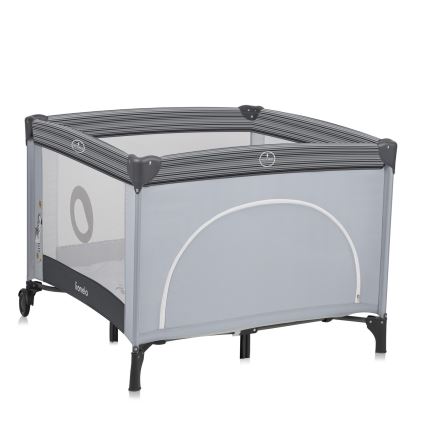 Lionelo - Otroška igralna ograja BONNIE Grey Stone