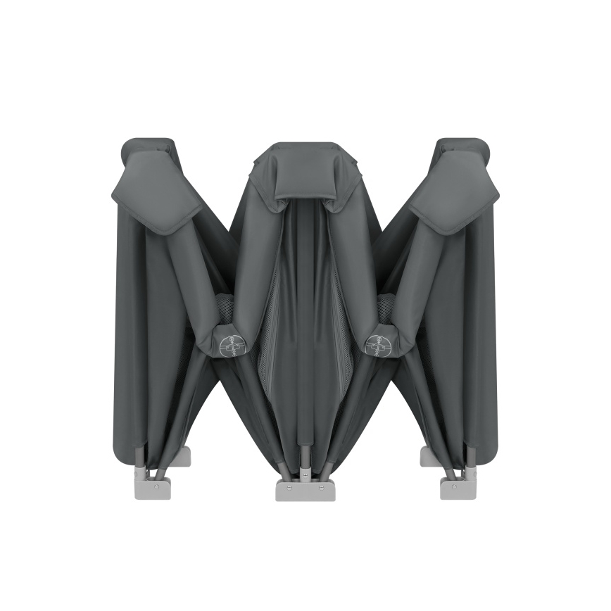 Lionelo - Otroška igralna ograja FLORENCE, grafitno siva