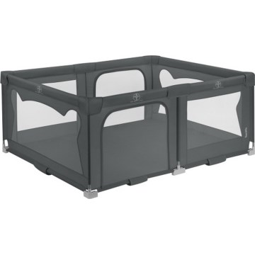 Lionelo - Otroška igralna ograja FLORENCE Grey Graphite