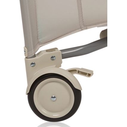 Lionelo - Otroška igralna ograja MILLE PLUS sivo-bežna