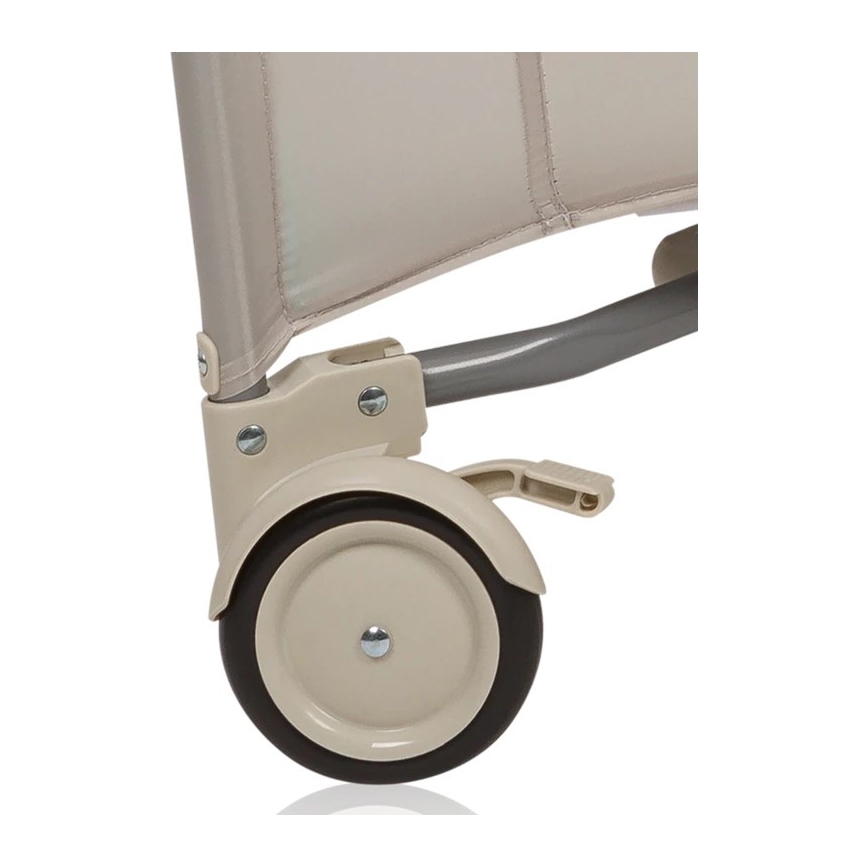 Lionelo - Otroška igralna ograja MILLE PLUS sivo-bežna