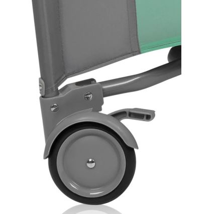 Lionelo - Otroška igralna ograja MILLE PLUS sivo-zelena