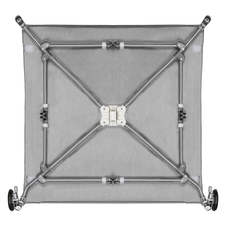 Lionelo - Otroška igralna ograja MILLE sivo-zelena