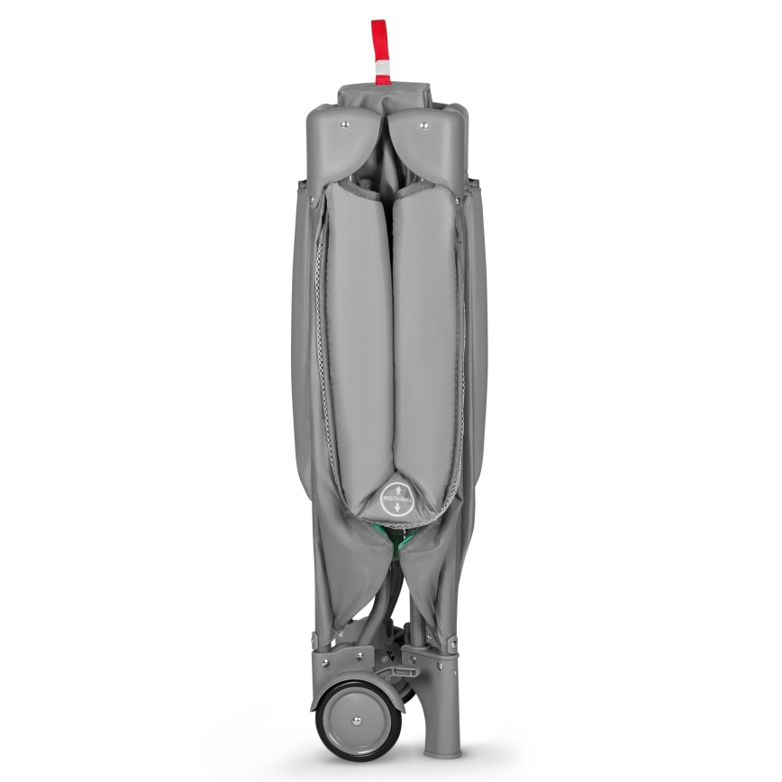 Lionelo - Otroška igralna ograja MILLE sivo-zelena