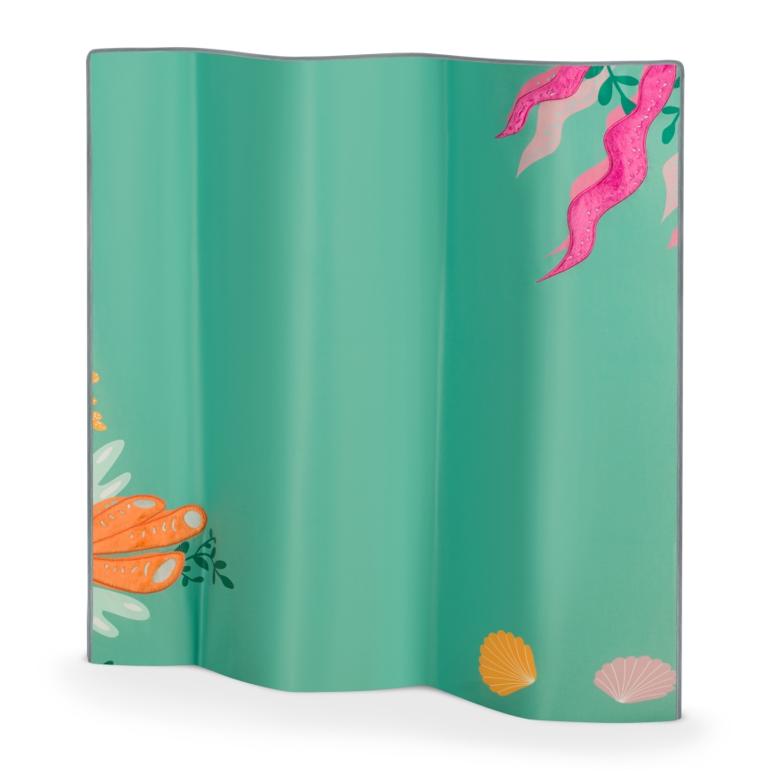 Lionelo - Otroška igralna ograja MILLE sivo-zelena