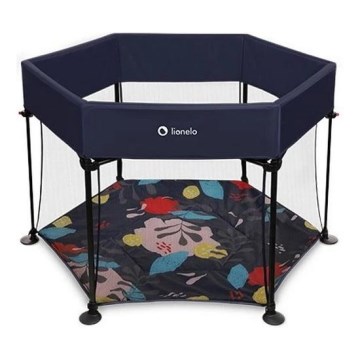 Lionelo - Otroška igralna ograja ROEL temno modra