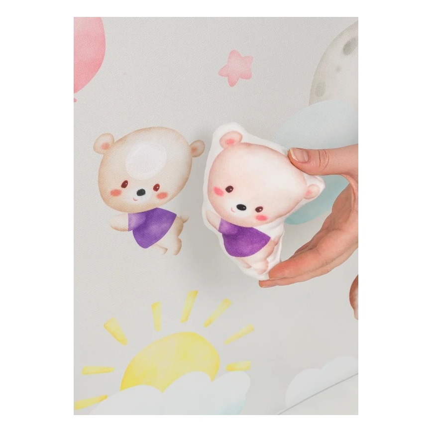 Lionelo - Otroška ograja MILLE PLUS, sivo-bež