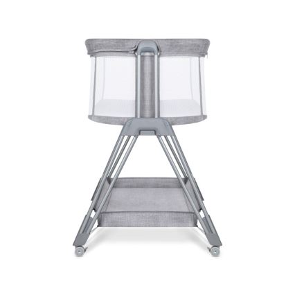 Lionelo - Otroška posteljica 2 v 1 LUNA siva