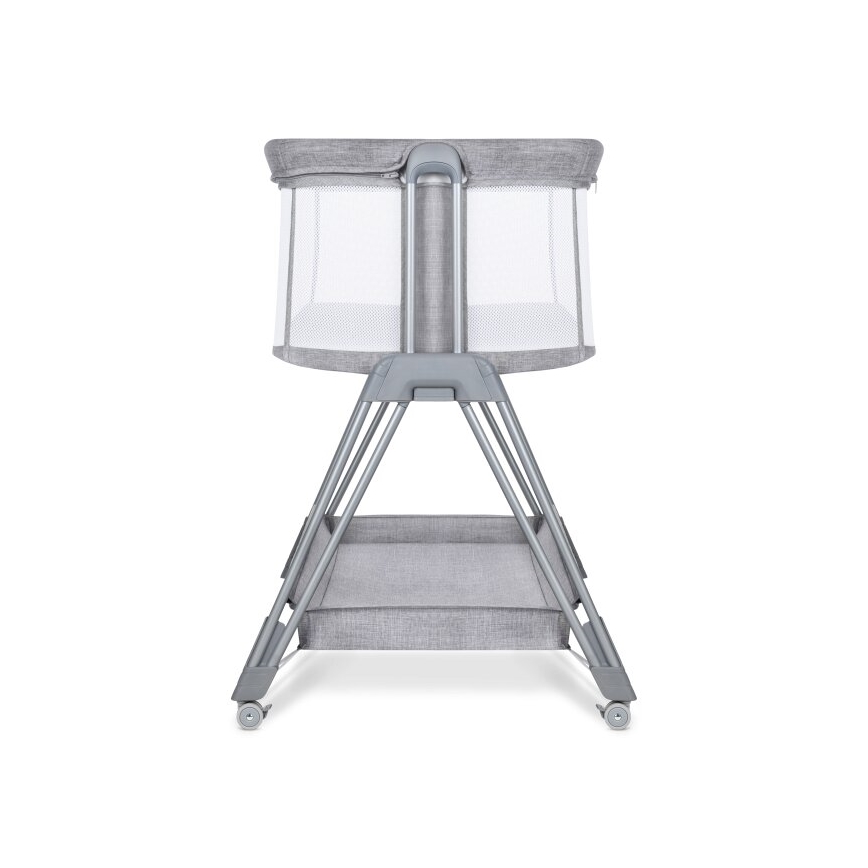 Lionelo - Otroška posteljica 2 v 1 LUNA siva