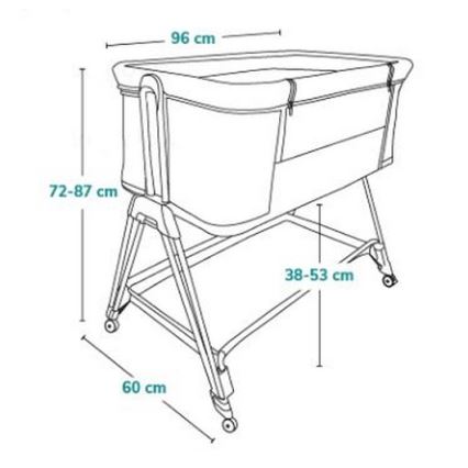 Lionelo - Otroška posteljica 2v1 LUNA bež