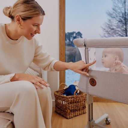 Lionelo - Otroška posteljica 3 v 1 AURORA bež