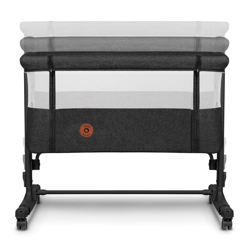 Lionelo - Otroška posteljica 3 v 1 AURORA črna