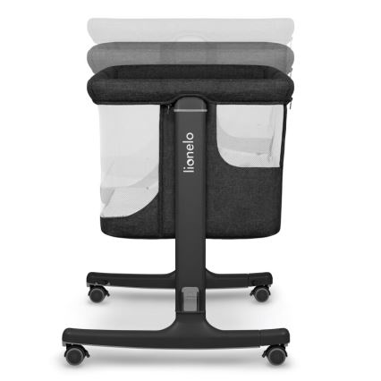 Lionelo - Otroška posteljica 3 v 1 AURORA črna