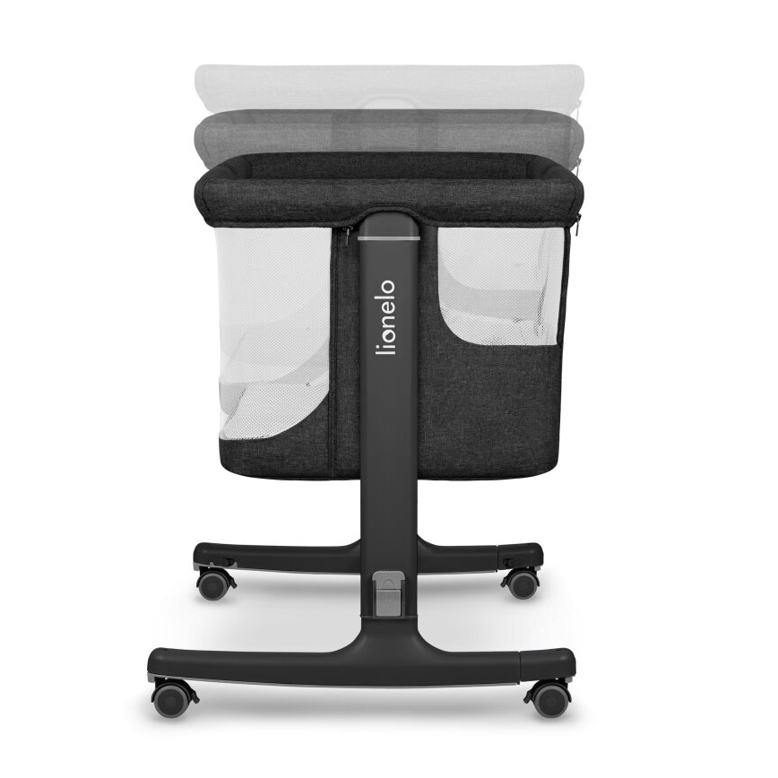 Lionelo - Otroška posteljica 3 v 1 AURORA črna