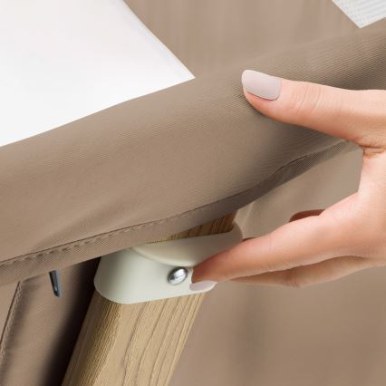 Lionelo - Otroška posteljica 5 v 1 THOMI PLUS Bež karamel