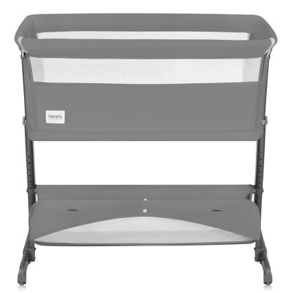 Lionelo - Otroška posteljica 5 v 1 THOMI PLUS Grey Concrete