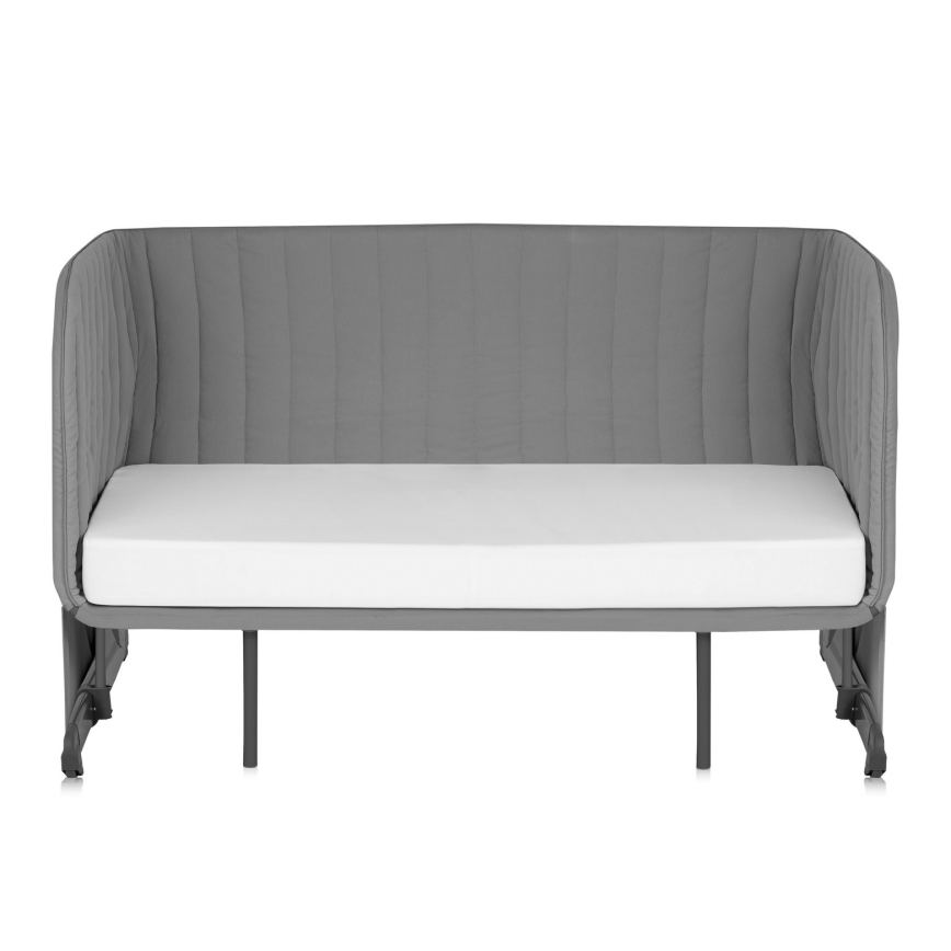 Lionelo - Otroška posteljica 5 v 1 THOMI PLUS Grey Concrete