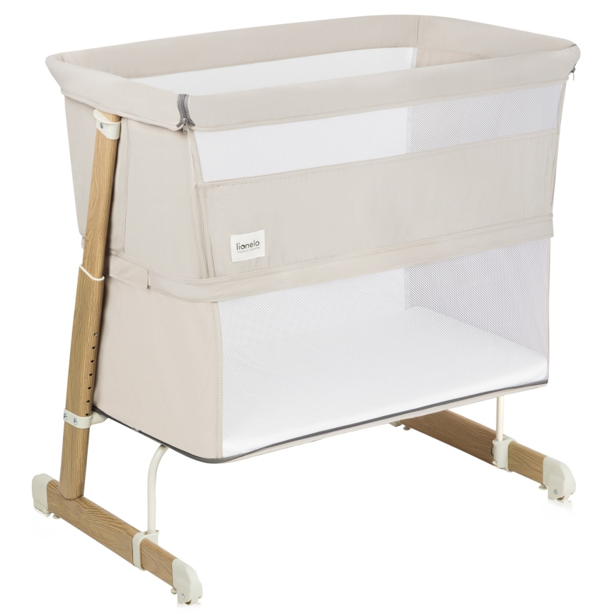 Lionelo - Otroška posteljica 5v1 THOMI PLUS Beige Sand