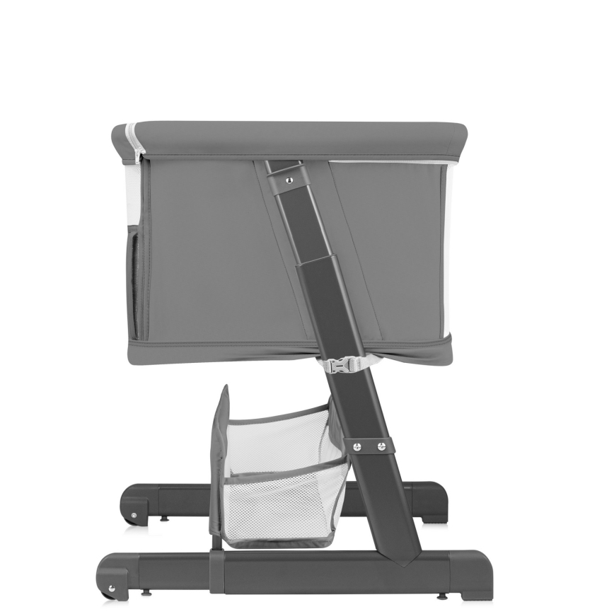 Lionelo - Otroška posteljica 5v1 THOMI PLUS Betonsko siva