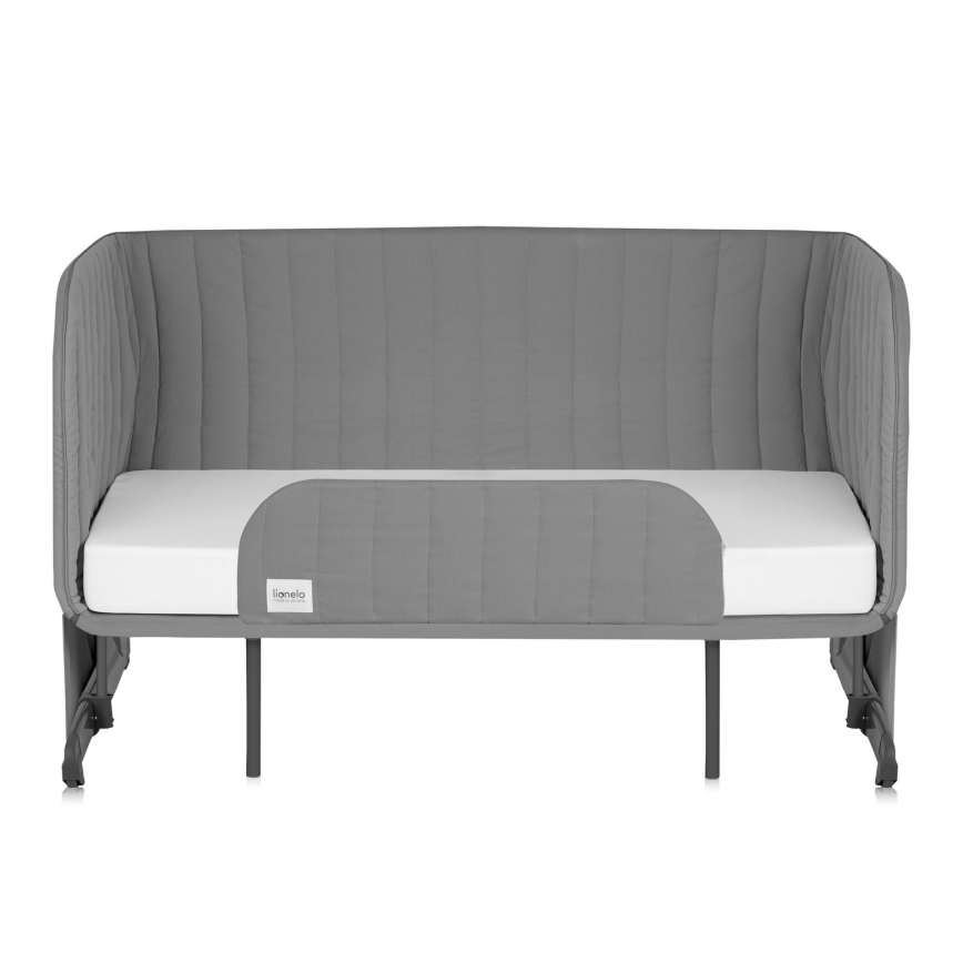 Lionelo - Otroška posteljica 5v1 THOMI PLUS Betonsko siva