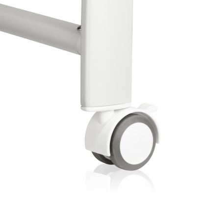 Lionelo - Otroška posteljica s tehtnico CORAL White