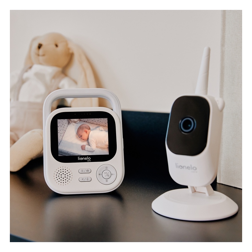 Lionelo - Otroška varuška z monitorjem BABYLINE 3.2 5V 2600 mAh