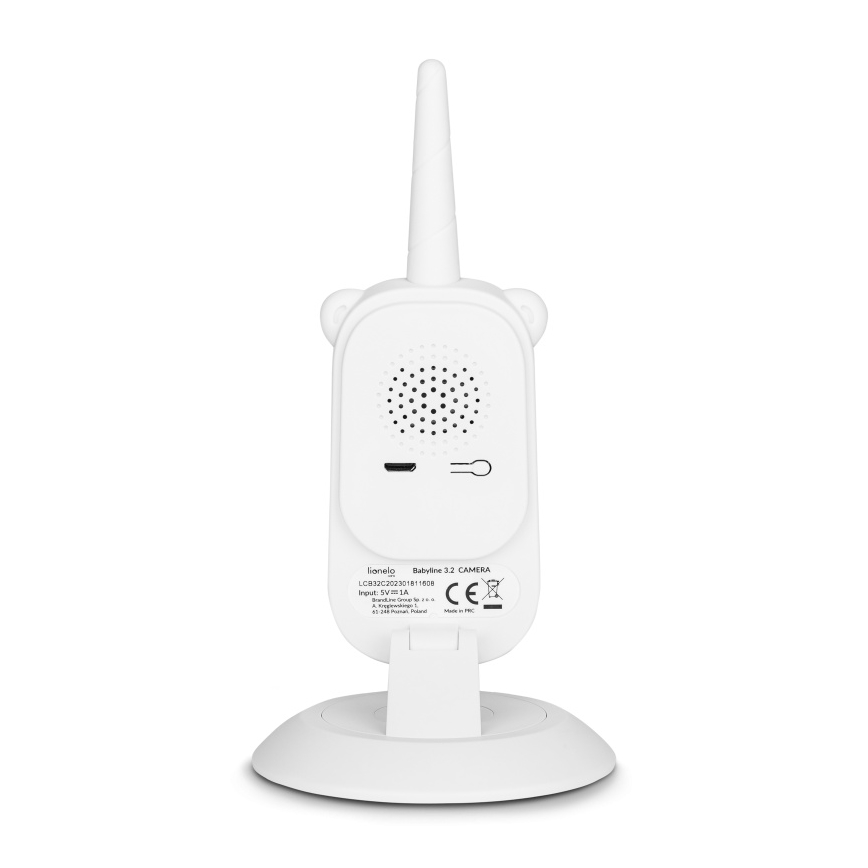 Lionelo - Otroška varuška z monitorjem BABYLINE 3.2 5V 2600 mAh