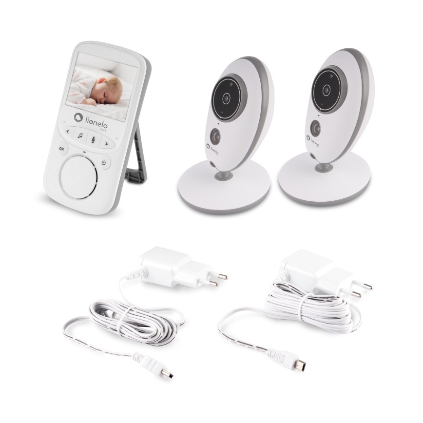 Lionelo - Otroška varuška z monitorjem BABYLINE 5.1 230V 1000 mAh