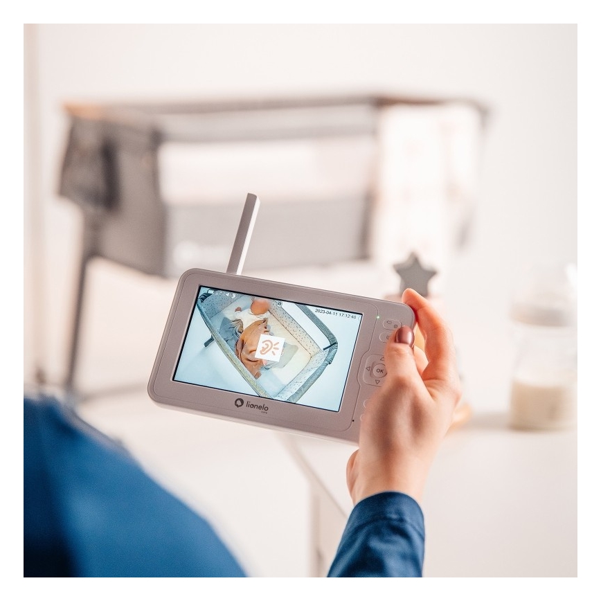 Lionelo - Otroška varuška z monitorjem BABYLINE 6.2 5V 3600 mAh