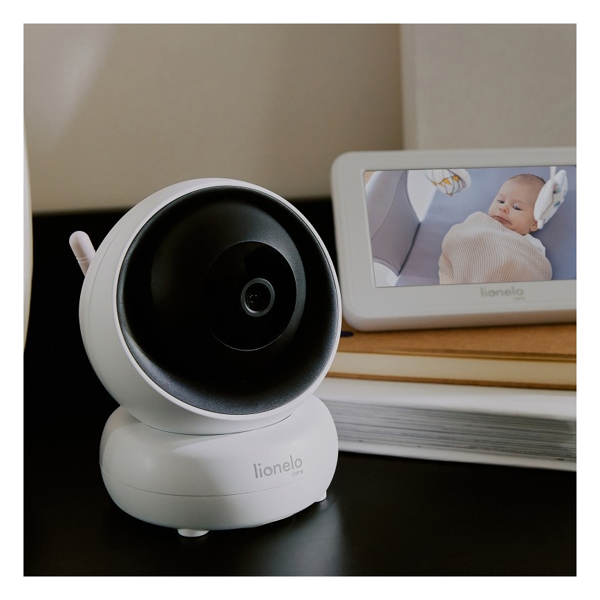 Lionelo - Otroška varuška z monitorjem BABYLINE 8.3 5V 3600 mAh