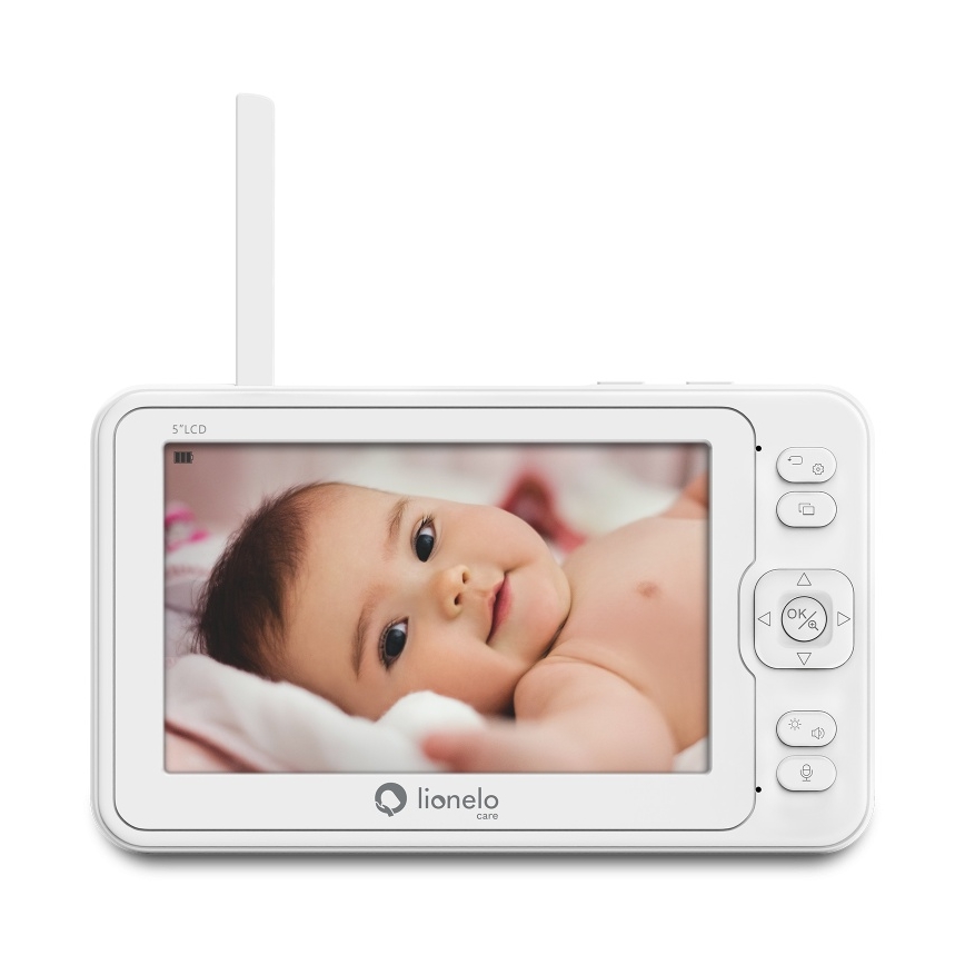 Lionelo - Otroška varuška z monitorjem BABYLINE 8.3 5V 3600 mAh