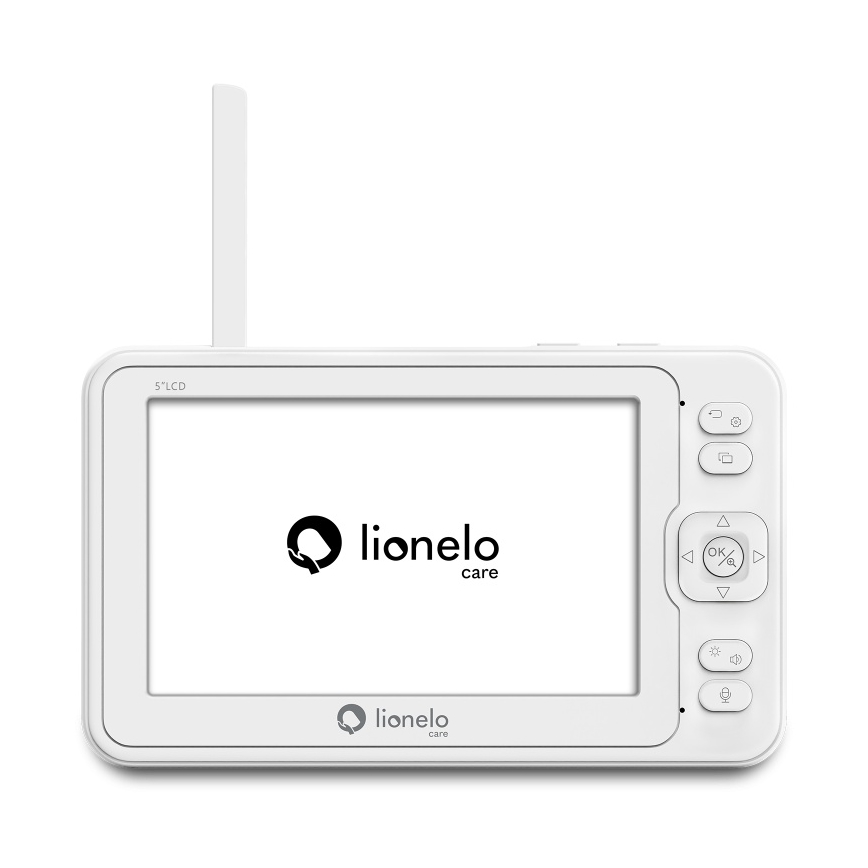 Lionelo - Otroška varuška z monitorjem BABYLINE 8.3 5V 3600 mAh