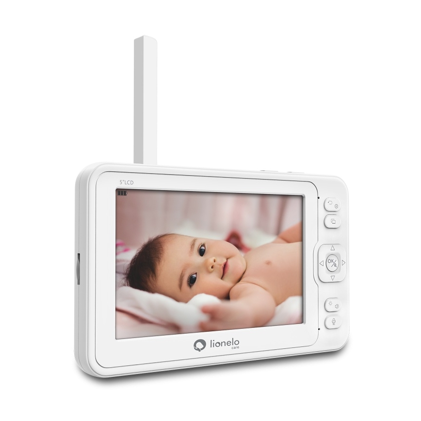 Lionelo - Otroška varuška z monitorjem BABYLINE 8.3 5V 3600 mAh