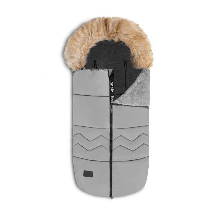 Lionelo - Otroška vreča za voziček FRODE Grey Dove