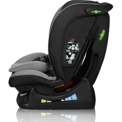 Lionelo - Otroški avtosedež AART i-Size 40-150 cm črna/siva