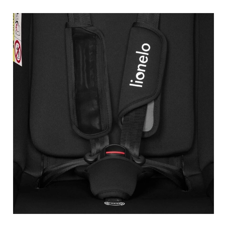 Lionelo - Otroški avtosedež AART i-Size 40-150 cm črna/siva