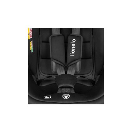 Lionelo - Otroški avtosedež BASTIAAN i-Size 40-150 cm črn/siv