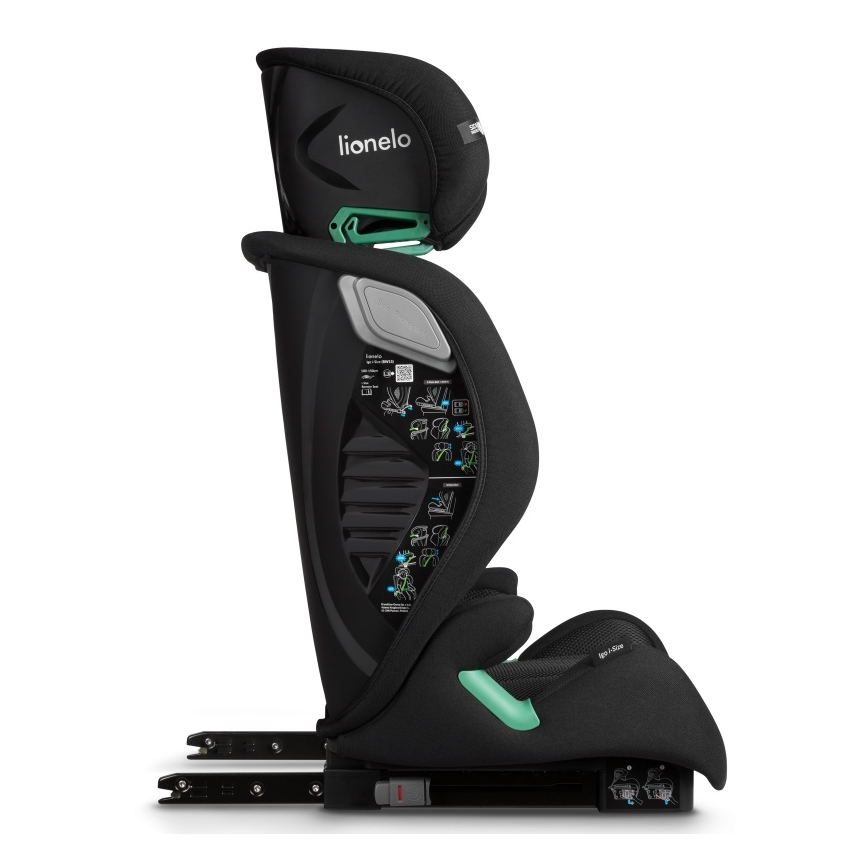 Lionelo - Otroški avtosedež IGO i-Size 100-150 cm Black Carbon