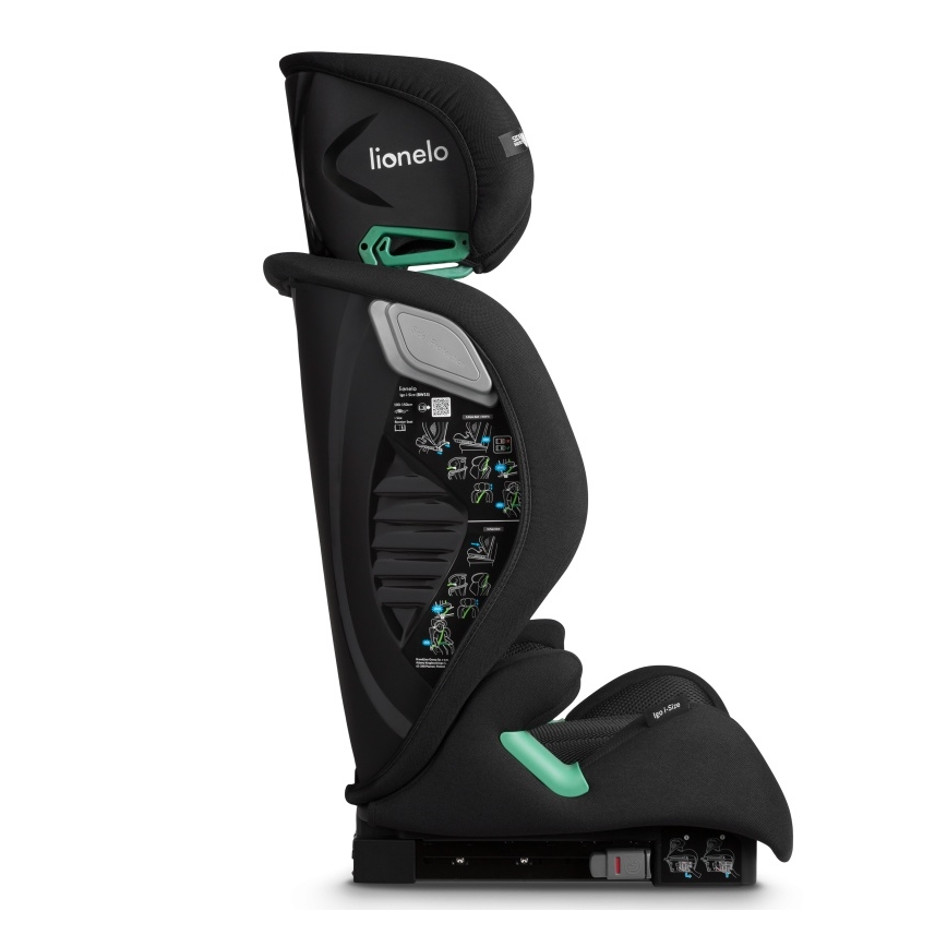 Lionelo - Otroški avtosedež IGO i-Size 100-150 cm Black Carbon