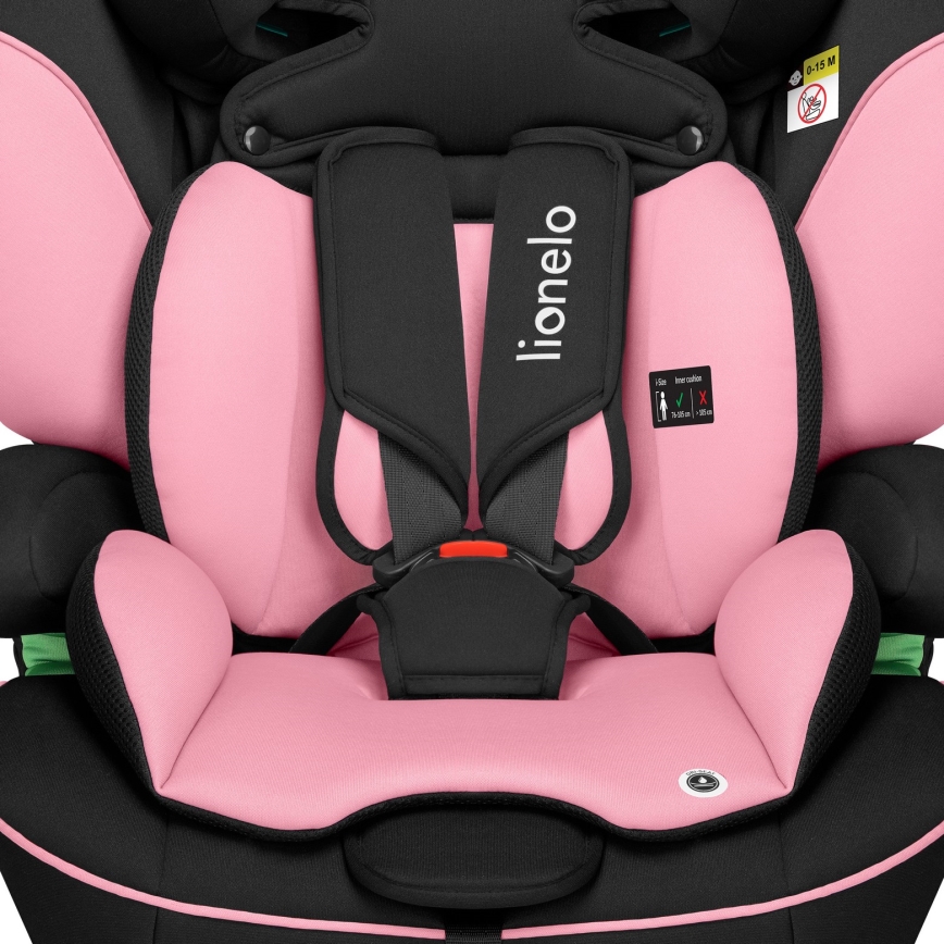Lionelo - otroški avtosedež LEVI i-Size 76-150 cm Pink Baby