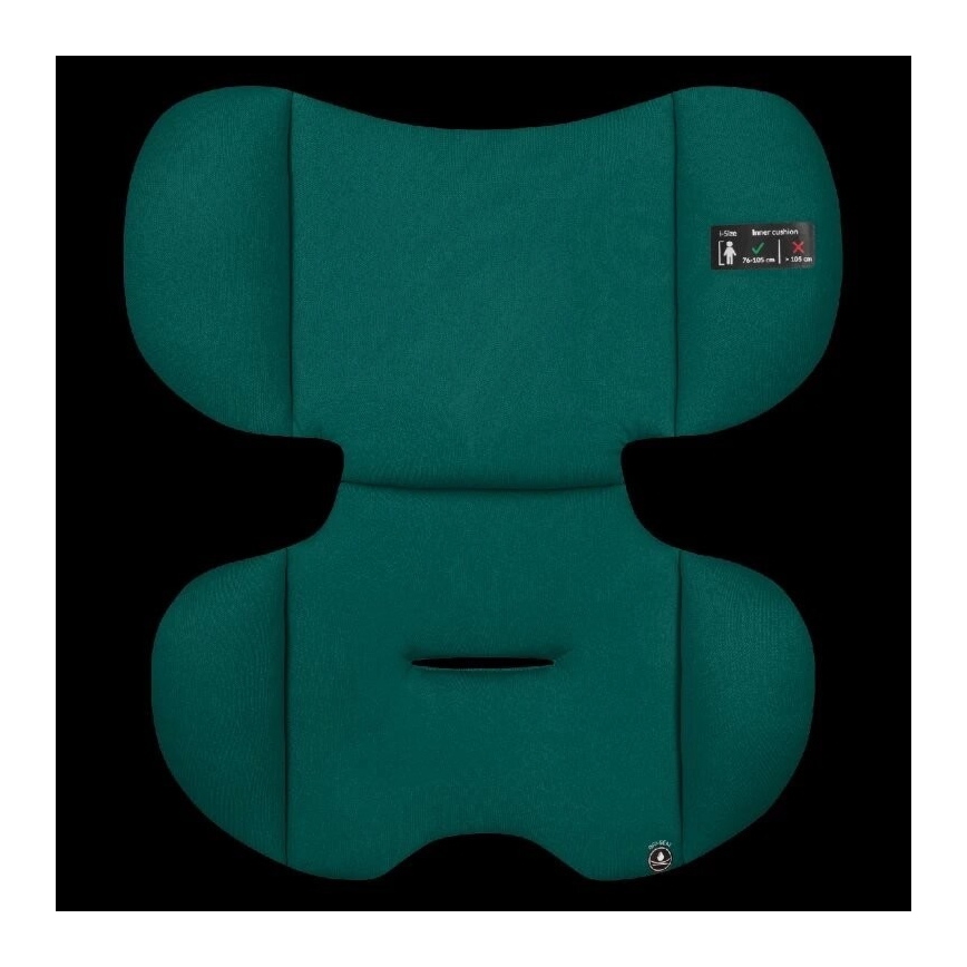 Lionelo - Otroški avtosedež LEVI ONE i-Size 76-150 cm črna/zelena