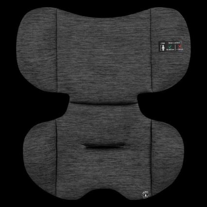 Lionelo - Otroški avtosedež LEVI ONE i-Size 76-150 cm v črni/sivi barvi