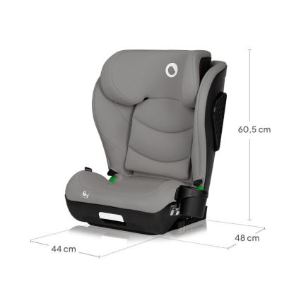 Lionelo - Otroški avtosedež NEAL i-Size 100-150 cm betonsko siva