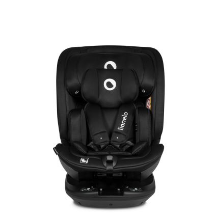 Lionelo - Otroški avtosedež z vrtljivo bazo BASTIAAN i-Size 40-150 cm, črn karbonski